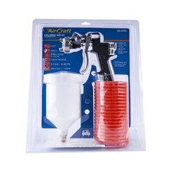 Grav Feed Spray Gun 1.5mm Nozzle With 5m Spiral Hose